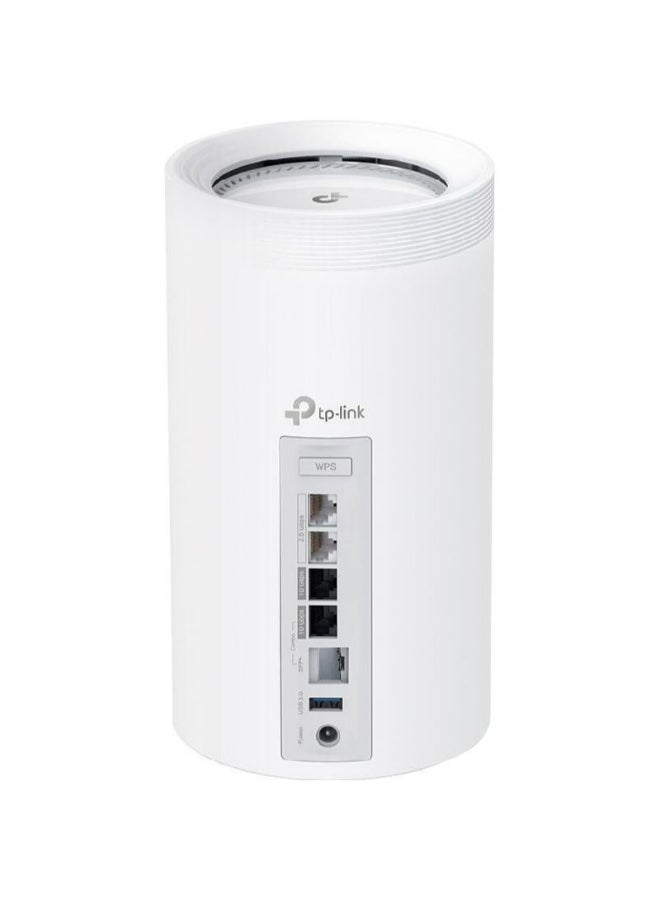 TP-LINK - Deco BE85(2-pack)--TP-LINK Deco Whole Home Mesh Wi-Fi 7 System, Tri-Band, Wi-Fi 7, Speed Up to 19.0 Gbps, Coverage Up to 460 m2, Up to 200 Users, 2 Pack White - Image 1