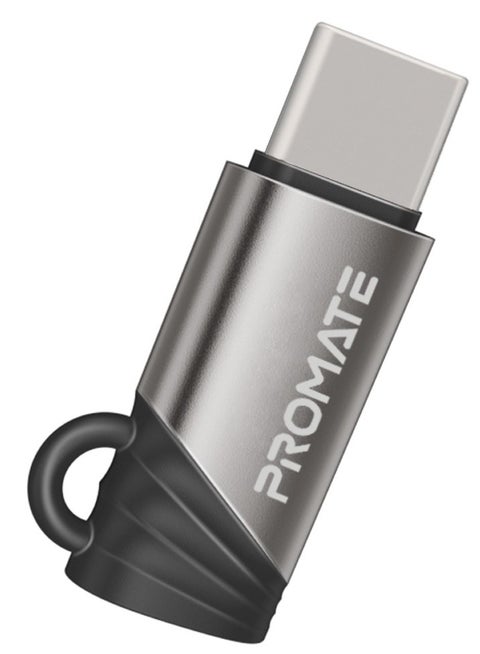 محول Lightning إلى USB-C مع توصيل طاقة ممتاز فائق السرعة بقدرة 27 وات، وتصميم فعال، ومزامنة بيانات بسرعة 480 ميجا بت في الثانية، وهيكل متين من الألومنيوم وسبائك الزنك، Link-Ci Gray