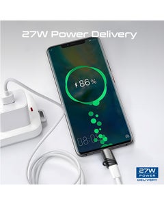 PROMATE Lightning to USB-C™ Adapter with Premium Ultra-Fast 27W Power Delivery, Efficient Design, 480Mbps Data Sync, and Durable Aluminum and Zinc Alloy Construction, Link-Ci Grey  - Image 3
