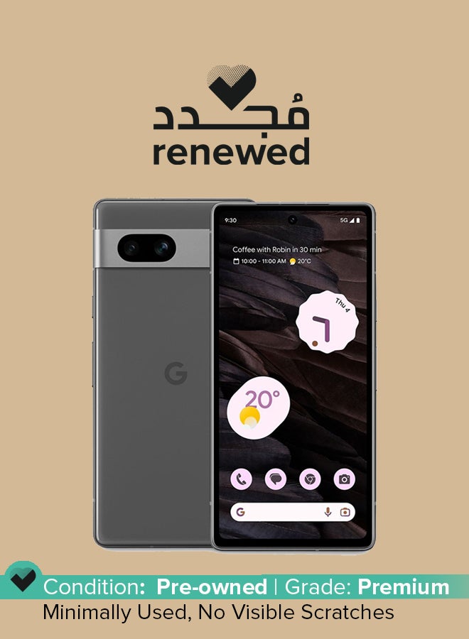 جوجل مجدد - بيكسل 7a رمادي 8 جيجابايت رام 128 جيجابايت 5G - النسخة الدولية - Image 1