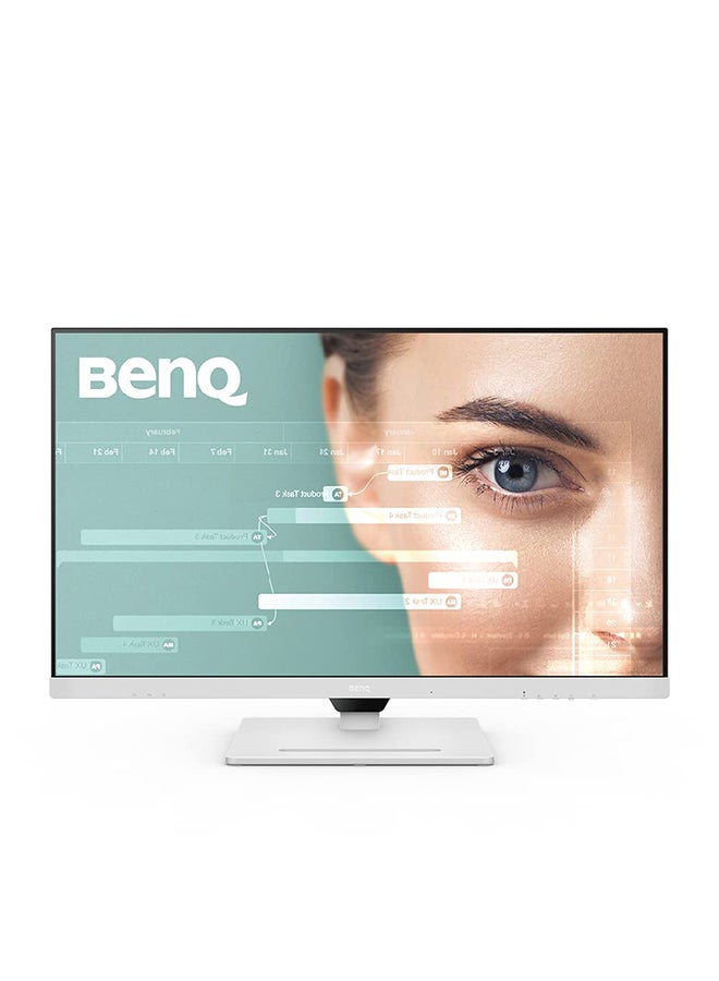 Gw3290Qt 31.5-Inch(80Cm) IPS Qhd 75Hz Monitor-Height Adjust,99% Srgb,Eye Safe Certified,Brightness Intelligence,Noise Filter Speakers,USB-C(Pd 65W),Hdmi,Dp,USB Hub,Coding Mode White