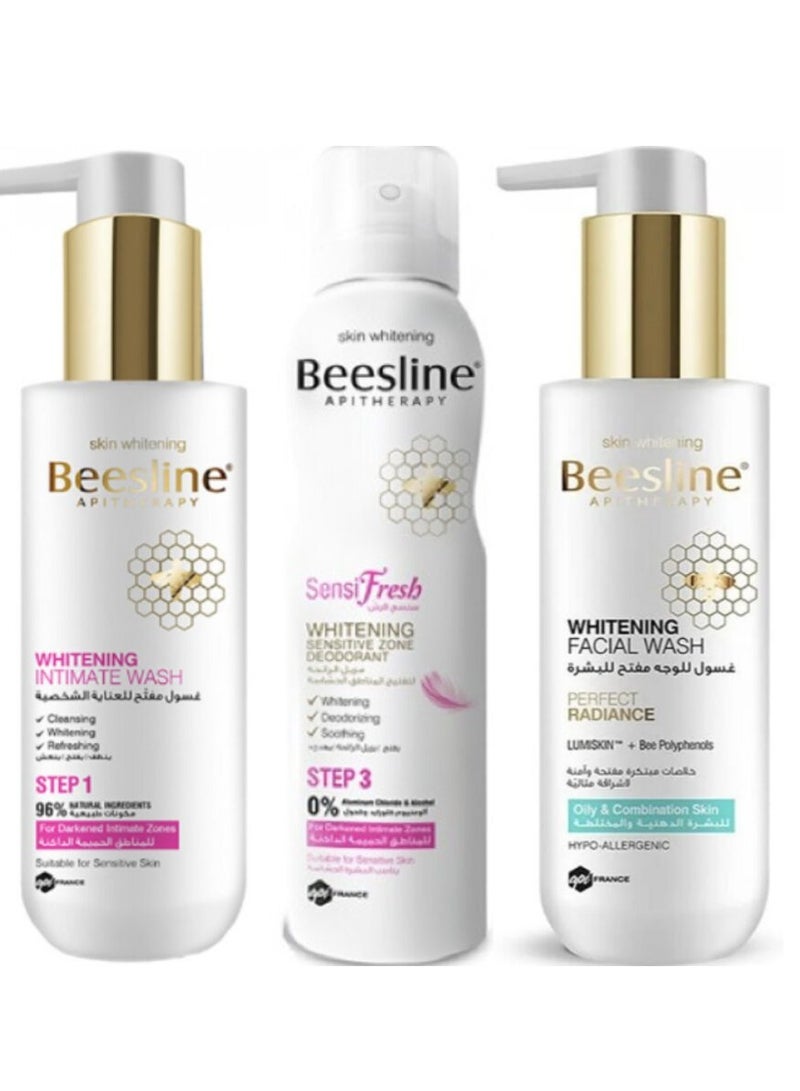 بيزلين مجموعة تفتيح البشرة الحميمة