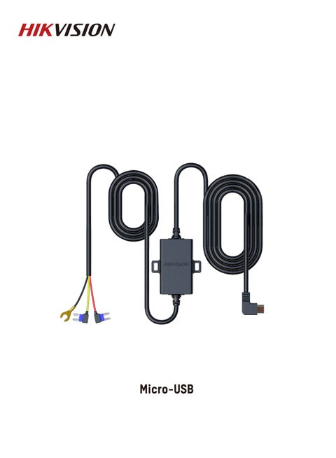 مجموعة الأسلاك الصلبة Micro-USB، Dashcam: B1، F5، C6&amp;F6 Series، G2 Pro؛ لمراقبة مواقف السيارات على مدار 24 ساعة