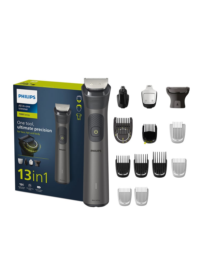 فيليبس ماكينة التشذيب متعددة الاستخدامات MG7920/15 من Philips | مجموعة عناية 13 في 1 لتشذيب الوجه والشعر والجسم | للأنف والأذن | 120 دقيقة من الاستخدام اللاسلكي، مقاومة للماء  - Image 1