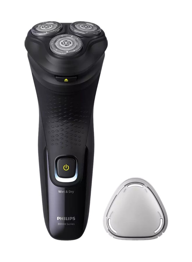 Philips - Wet And Dry Electric Shaver 3000X Series X3021/00 Black - Image 1