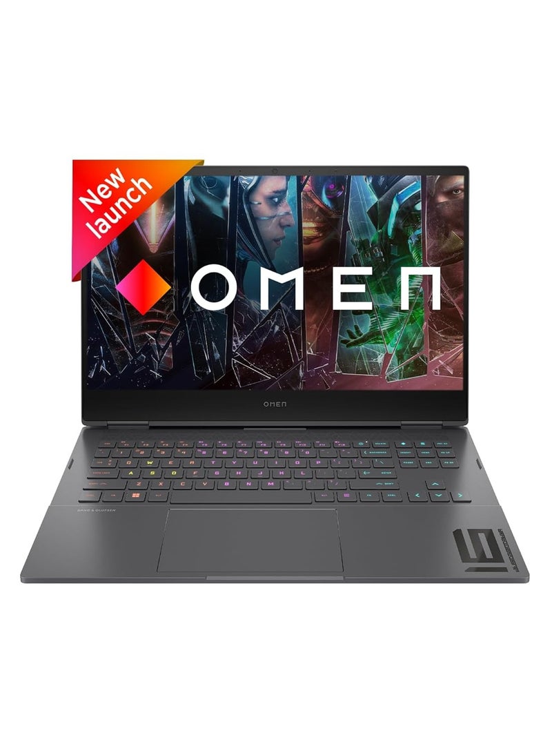 HP OMEN Gaming Laptop 16, 13th Gen Intel Core i9-13900HX, 16.1-inch (40.9 cm), NVIDIA GeForce RTX 4060, FHD, 16GB DDR5, 512GB SSD, RGB Backlit KB, Win 11 English BLACK - Image 1