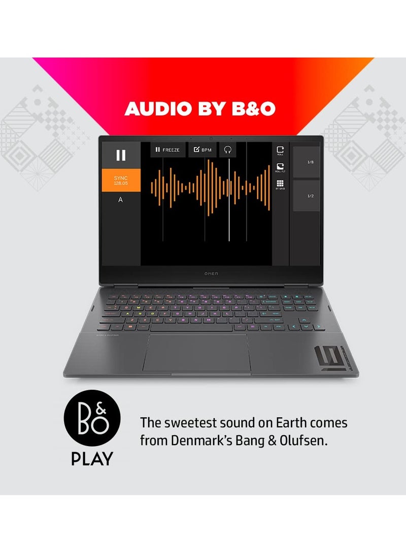 HP OMEN Gaming Laptop 16, 13th Gen Intel Core i9-13900HX, 16.1-inch (40.9 cm), NVIDIA GeForce RTX 4060, FHD, 16GB DDR5, 512GB SSD, RGB Backlit KB, Win 11 English BLACK - Image 4