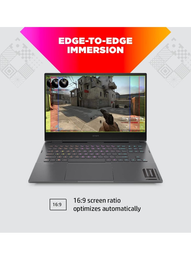 HP OMEN Gaming Laptop 16, 13th Gen Intel Core i9-13900HX, 16.1-inch (40.9 cm), NVIDIA GeForce RTX 4060, FHD, 16GB DDR5, 512GB SSD, RGB Backlit KB, Win 11 English BLACK - Image 3