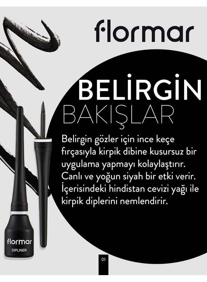 flormar Dipliner Liquid Black - Image 3