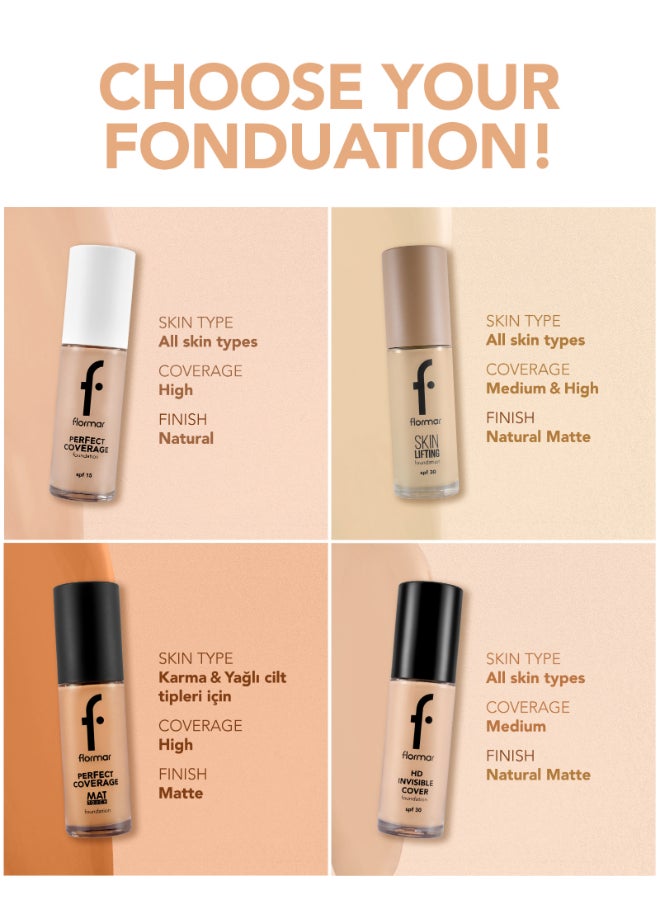 flormar - Perfect Coverage Foundation SPF 15 Beige - Image 1