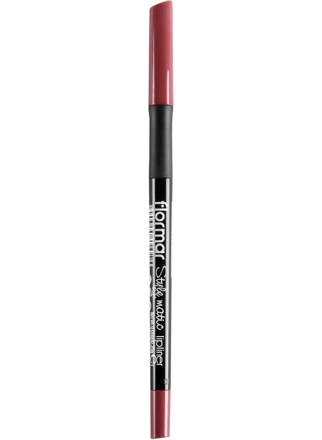 flormar - Stylematic Matte Finish & Waterproof Lift Lip Pencil SL01 Rosewood - Image 1