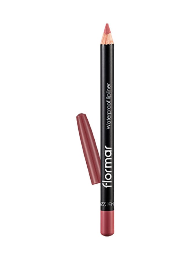 flormar Highly Pigmented & Matte Finish Waterproof Lipliner Pencil 229 Tender Cream - Image 1