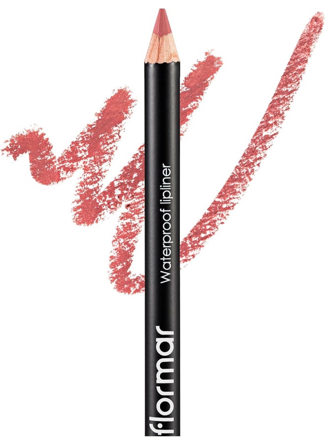 flormar Highly Pigmented & Matte Finish Waterproof Lipliner Pencil 229 Tender Cream - Image 4