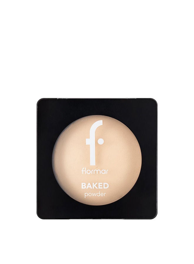 flormar Highly Pigmented Baked Compact Powder 030 Matte Beige - Image 1