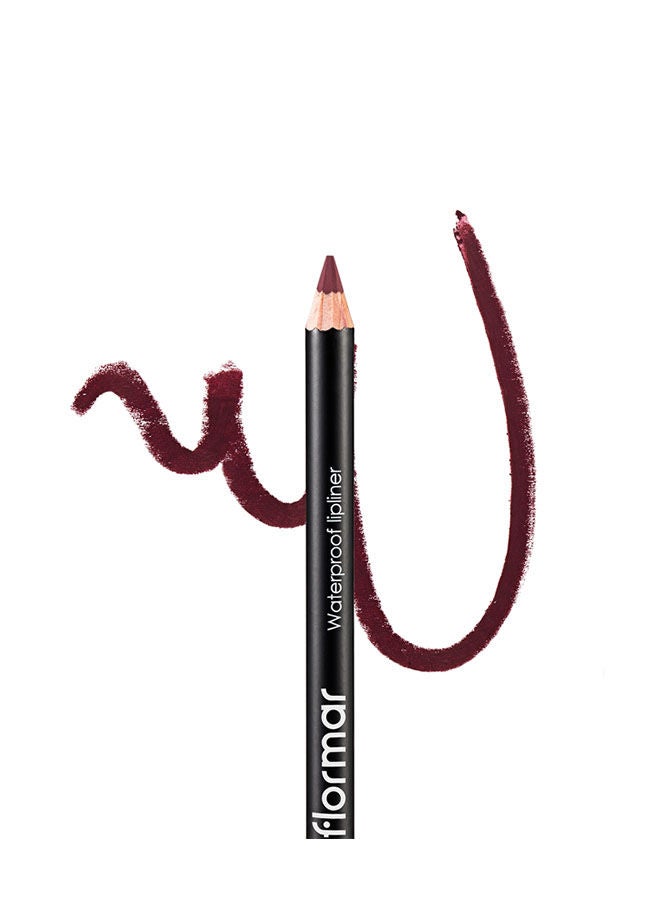 flormar Highly Pigmented And Matte Finish Waterproof Lipliner Pencil Brown  - Image 2
