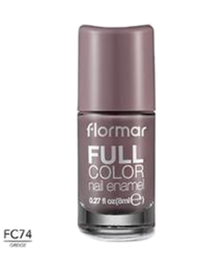 flormar Full Color Ultra High Pigment & Shiny Finish Nail Polish FC74 Gbeige  - Image 4