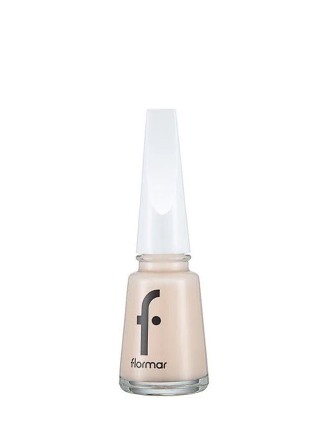 flormar Full Color Nail Enamel 470 White Dream New - Image 1