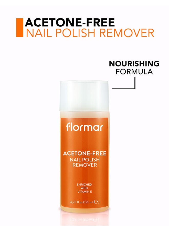flormar - Acetone Free Nail Polish Remover Orange - Image 1