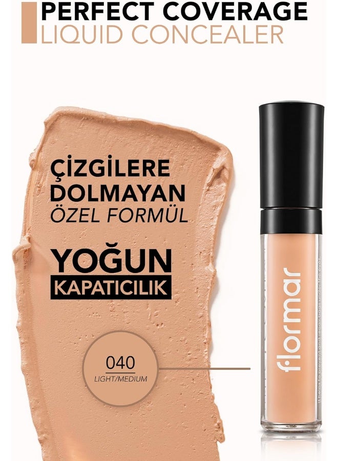 flormar Perfect Coverage Eye Concealer 040 Light Medium - Image 3
