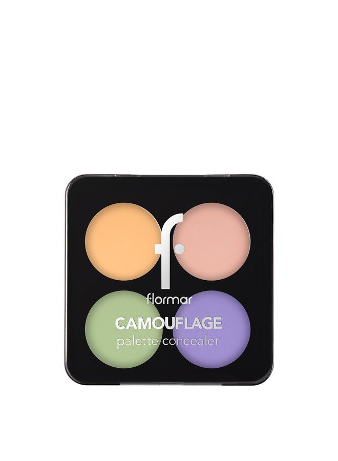 flormar Camouflage Palette Color Balancing 4-Piece Cream Concealer Palette Multicolour - Image 1
