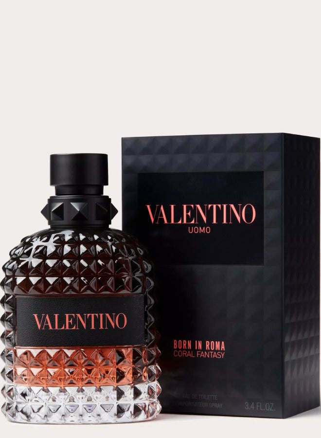 VALENTINO Uomo Born In Roma Coral Fantasy EDT 100ml  - Image 1