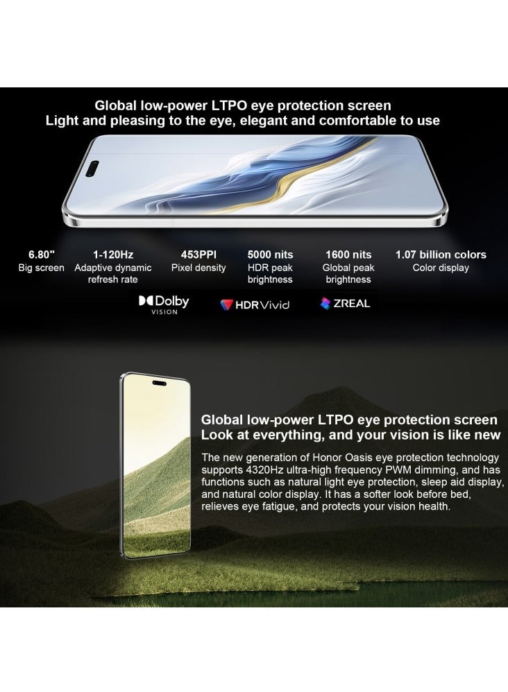 Honor - Magic6 Pro, 16Gb+512Gb, 6.8 Inch Magic OS 8.0 Snapdragon 8 Gen 3 Octa Core Up To 3.3GHz, Network: 5G, OTG, NFC (Black) Chinese Version - Image 1