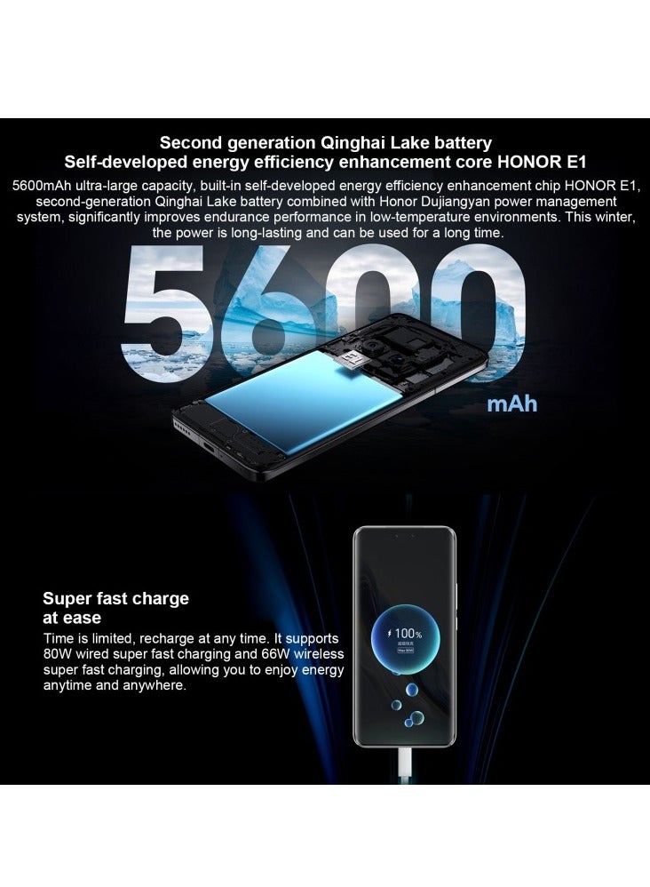 Honor - Magic6 Pro, 16Gb+512Gb, 6.8 Inch Magic OS 8.0 Snapdragon 8 Gen 3 Octa Core Up To 3.3GHz, Network: 5G, OTG, NFC (Black) Chinese Version - Image 1