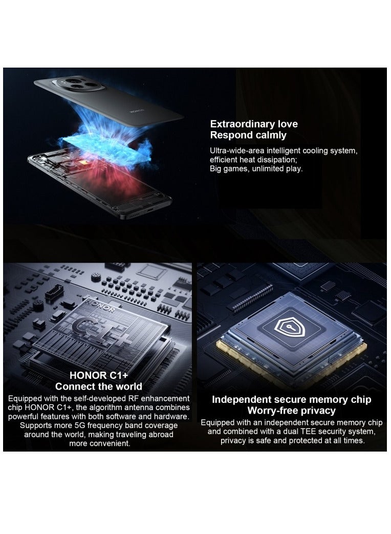Honor - Magic6 Pro, 16Gb+1Tb, 6.8 Inch Magic OS 8.0 Snapdragon 8 Gen 3 Octa Core Up To 3.3GHz, Network: 5G, OTG, NFC (Purple) Chinese Version - Image 1