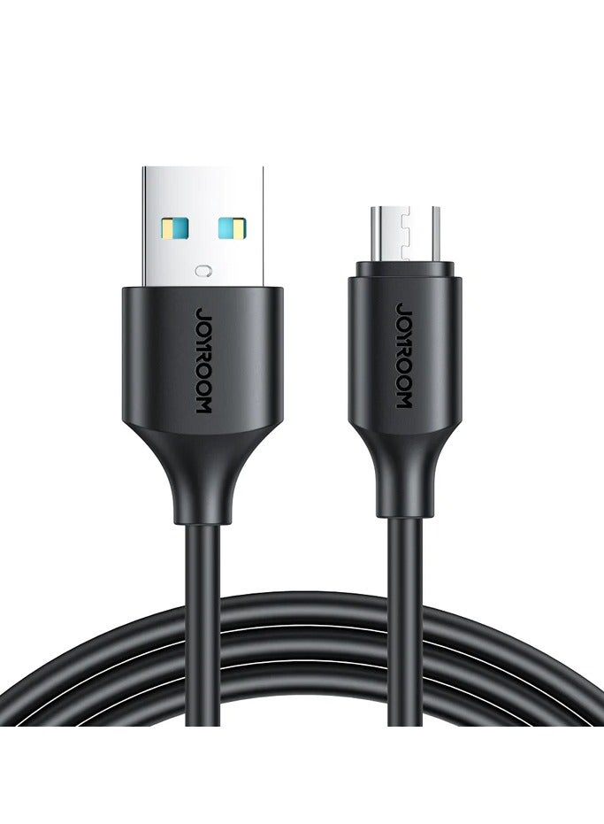 JOYROOM - JOYROOM S-UM018A9 USB A To Micro USB Data Cable, Length 1m Black - Image 1