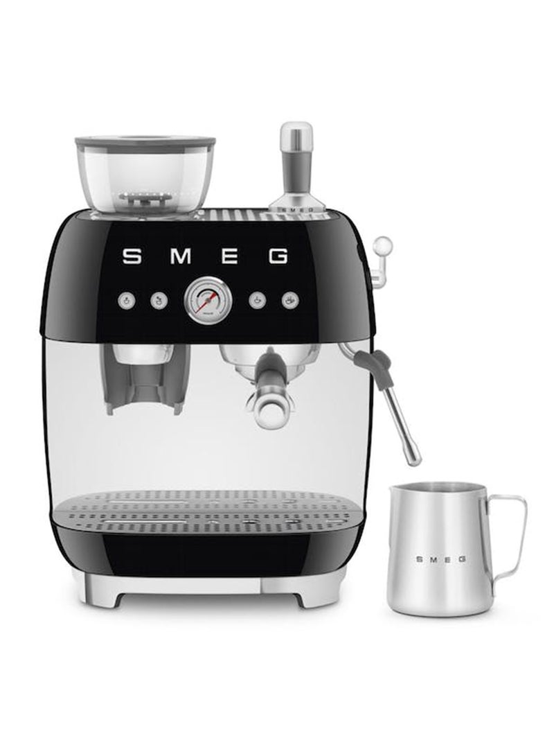 ‘50’s Style’ Coffee Machine with Built in Grinder 0.01 L 1600 W EGF03BLAU Black