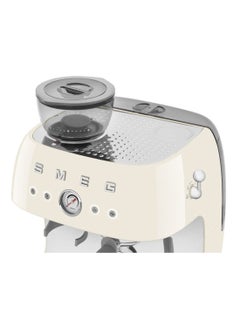 ‘50’s Style’ Coffee Machine with Built in Grinder 1350-1650 Watt 0.01 L 1650 W EGF03CRAU Cream - pnsku/N70043879V/45/_/1707119725/812b639f-191e-4374-bee9-31d2c344286e