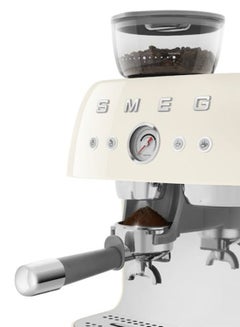 ‘50’s Style’ Coffee Machine with Built in Grinder 1350-1650 Watt 0.01 L 1650 W EGF03CRAU Cream - pnsku/N70043879V/45/_/1707119728/6896f428-a936-438c-b999-1ac724d37c29