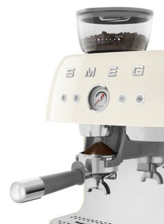smeg ‘50’s Style’ Coffee Machine with Built in Grinder 1350-1650 Watt 0.01 L 1650 W EGF03CRAU Cream  - Image 4