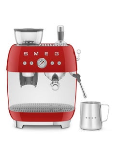 ‘50’s Style’ Coffee Machine with Built in Grinder 0.01 L 1600 W EGF03RDAU Red - pnsku/N70043880V/45/_/1707119729/e15defbc-fada-4f6c-b4e7-bb9c13642a92