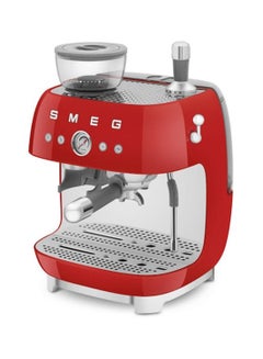 ‘50’s Style’ Coffee Machine with Built in Grinder 0.01 L 1600 W EGF03RDAU Red - pnsku/N70043880V/45/_/1707119730/5199238e-7b14-479f-8c2a-8ae0e4ad69ba