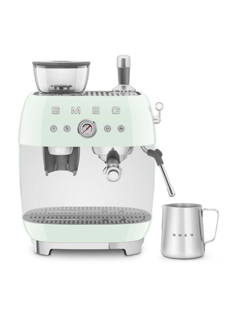 smeg ‘50’s Style’ Coffee Machine with Built in Grinder 0.01 L 1650 W EGF03PGAU Pastel Green - Image 5