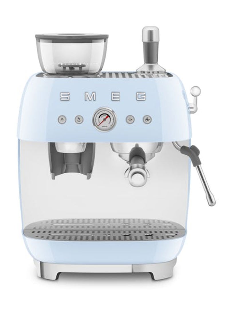 smeg - ‘50’s Style’ Coffee Machine with Built in Grinder 0.01 L 1600 W EGF03PBAU Pastel Blue - Image 1
