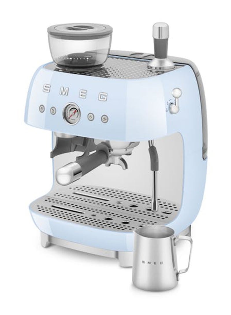 smeg - ‘50’s Style’ Coffee Machine with Built in Grinder 0.01 L 1600 W EGF03PBAU Pastel Blue - Image 1
