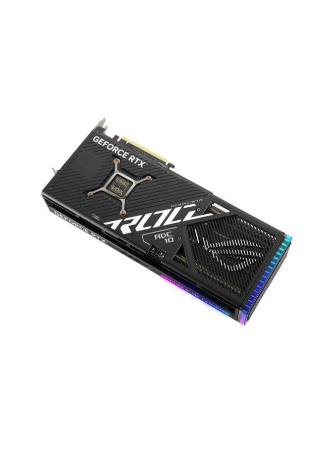 ASUS - ROG Strix GeForce RTX 4080 SUPER OC Edition Graphics Card, 16GB GDDR6X 256-Bit Memory, 2640 MHz Boost Clock, 23 Gbps Memory Speed, 10240 CUDA Cores, PCI Express 4.0 | 90YV0KB0-M0NA00 Grey - Image 1