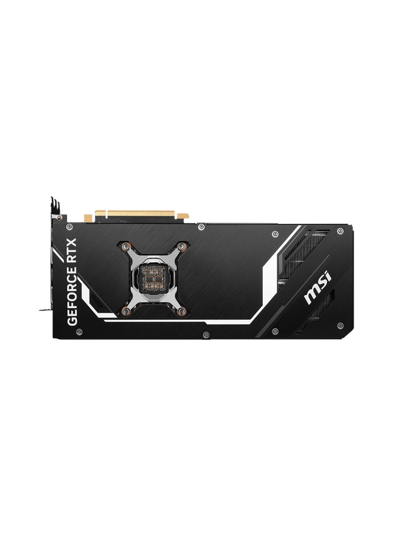 MSI - GeForce RTX 4080 SUPER VENTUS 3X OC Graphics Card, 16GB GDDR6X 256-bit Memory, 2580 MHz Boost Clock, 23Gbps Mmeory Speed, 10240 CUDA Cores, PCI E Gen 4, DP x 2 / HDMI x 2 | 912-V511-233 Grey, Black - Image 1