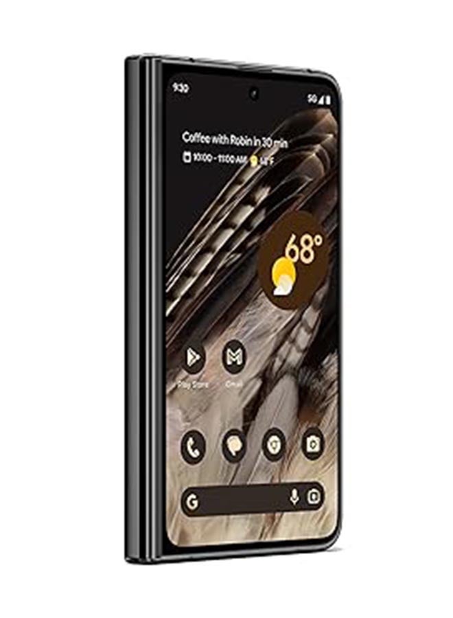 جوجل هاتف Pixel Fold ثنائي الشريحة بلون Obsidian وذاكرة وصول عشوائي بسعة 12 جيجابايت وذاكرة داخلية سعة 512 جيجابايت وشبكة 5G - الإصدار الدولي  - Image 3