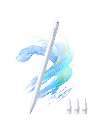 Stylus Pen for iPad with USB-C Fast Charge, Tilt Sensitivity, LED Power Display Active Pencil, Universal iPad Stylus Pencil Compatible with iPad 2018-2022, iPad, Pro, Air, Mini White - pnsku/N70044013V/45/_/1715714302/accb27e4-d009-44ba-8e16-491741658204