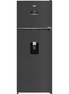 Beko 477 Liters Refrigerator - Double Doors - Harvest Fresh - Inverter Motor - Water Dispenser - Digital Control - B3RDNE500LXBR Dark Gray  - Image 1