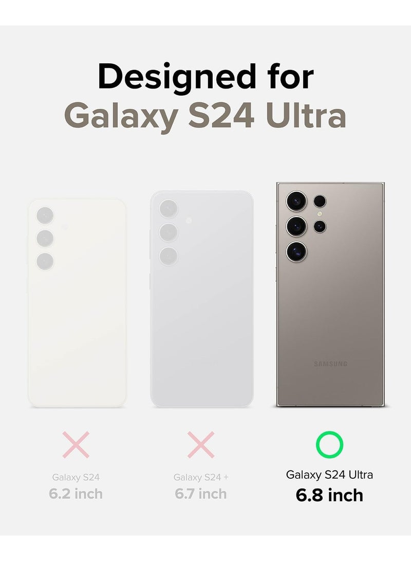 رينجك - جراب Onyx متوافق مع هاتف Samsung Galaxy S24 Ultra، متين ومرن ومضاد للانزلاق، حماية من مادة TPU ومضاد للصدمات، غطاء خلفي Samsung S24 Ultra - Image 1