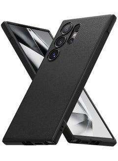 Ringke Onyx Compatible With Samsung Galaxy S24 Ultra Case Cover Rugged Flexible Durable Anti-Slip TPU Protection Shockproof Samsung S24 Ultra Back Cover Black  - Image 1