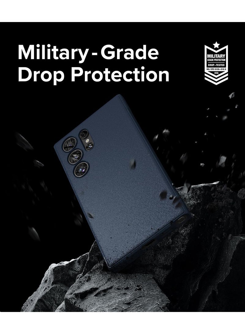 Ringke Onyx Compatible With Samsung Galaxy S24 Ultra Case Cover Rugged Flexible Durable Anti-Slip TPU Protection Shockproof Samsung S24 Ultra Back Cover Navy  - Image 4