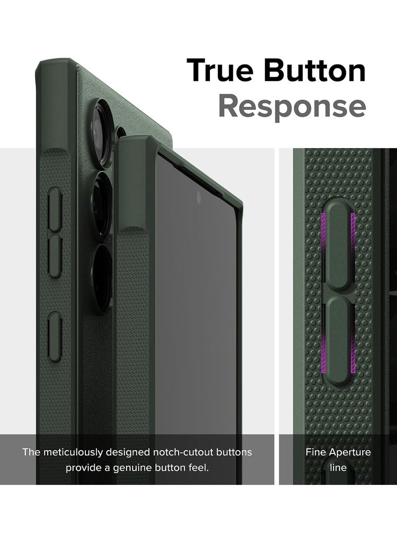 Ringke Onyx Compatible With Samsung Galaxy S24 Ultra Case Cover Rugged Flexible Durable Anti-Slip TPU Protection Shockproof Samsung S24 Ultra Back Cover Dark Green - Image 5