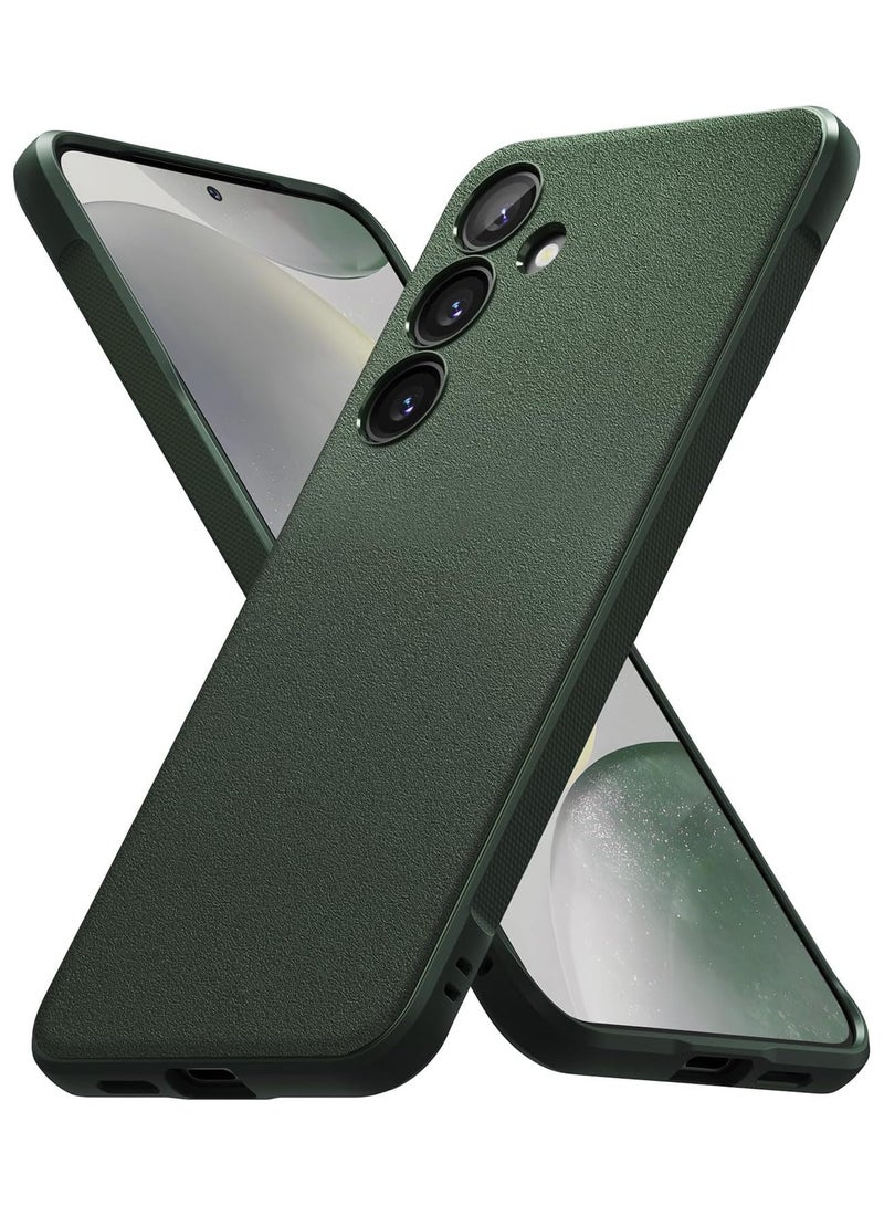 Ringke Onyx Compatible With Samsung Galaxy S24 Plus Case Cover Rugged Flexible Durable Anti-Slip TPU Protection Shockproof Samsung S24 Plus Back Cover Dark Green  - Image 1