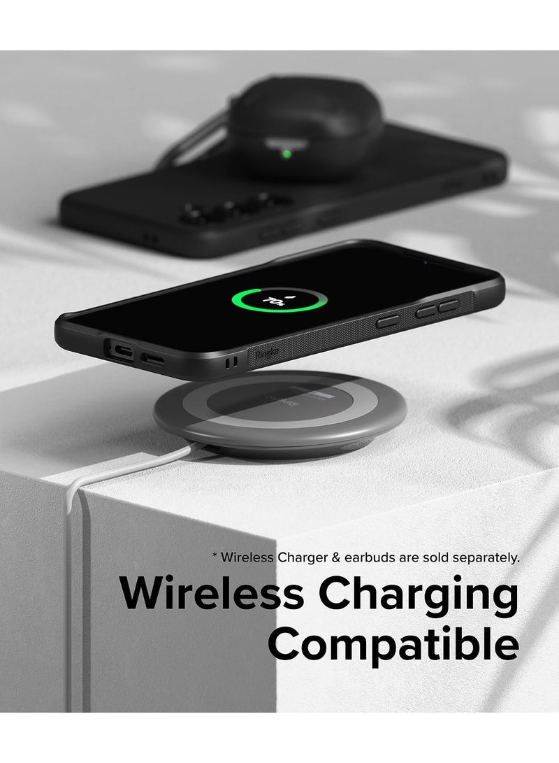 Ringke Onyx Compatible With Samsung Galaxy S24 Plus Case Cover Rugged Flexible Durable Anti-Slip TPU Protection Shockproof Samsung S24 Plus Back Cover Black - Image 2