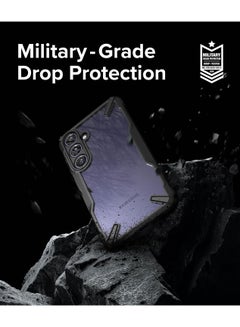 Ringke Fusion-X Compatible With Samsung Galaxy S24 5G Case (2024), Clear Hard Back With Shockproof Protective Bumper Phone Cover For Galaxy S24 Black  - Image 4